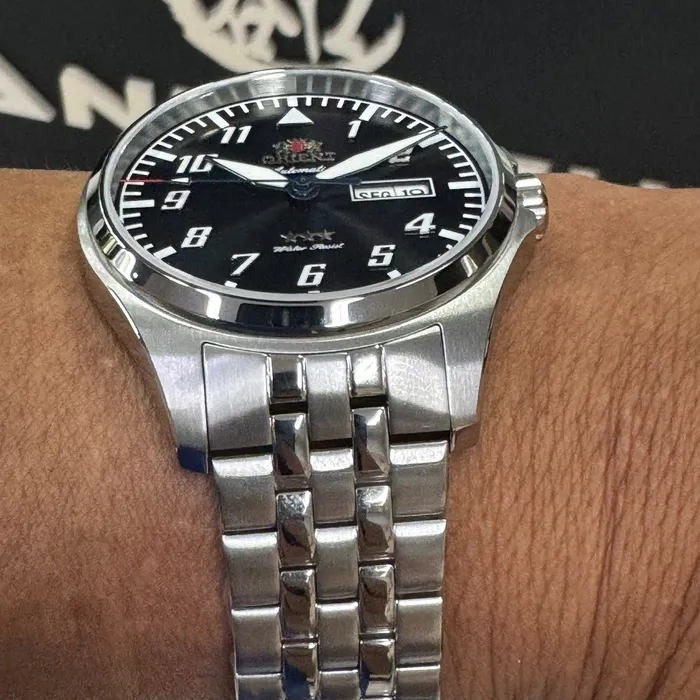 Orient 3 Estrelas Automático Sports Air YN6SS010 preto