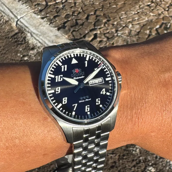 Orient 3 Estrelas Automático Sports Air YN6SS010 preto