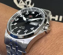 Orient 3 Estrelas Automático Sports Air YN6SS010 preto - imagem 4