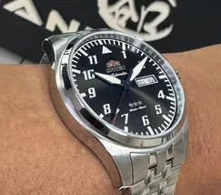 Orient 3 Estrelas Automático Sports Air YN6SS010 preto - imagem 3