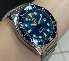 Orient 3 Estrelas Automático Sports Sea YN6SS011 Azul - imagem 3