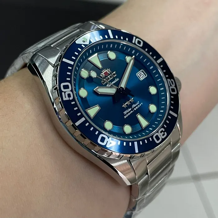 Orient 3 Estrelas Automático Sports Sea YN6SS011 Azul