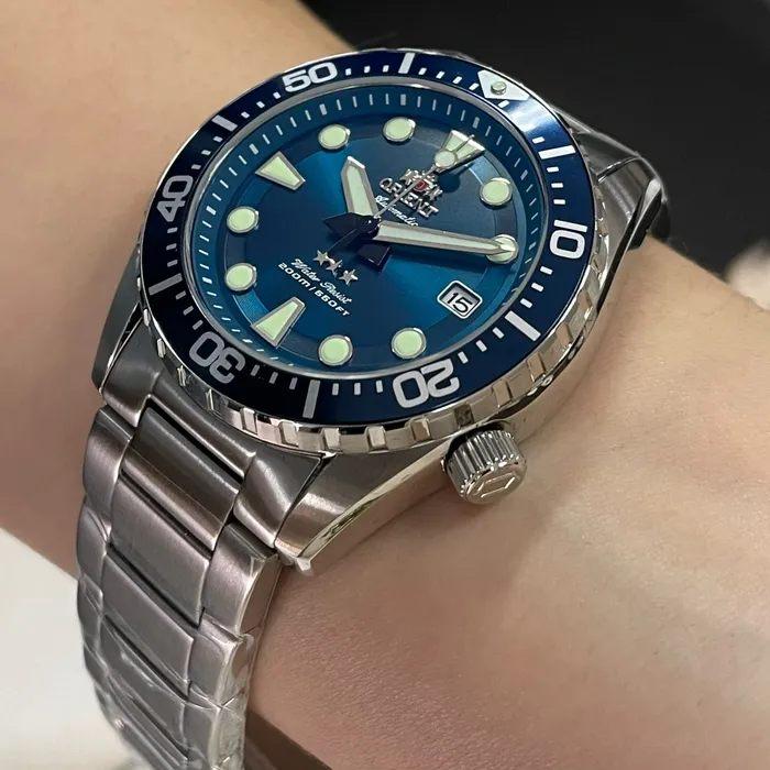 Orient 3 Estrelas Automático Sports Sea YN6SS011 Azul