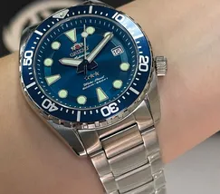 Orient 3 Estrelas Automático Sports Sea YN6SS011 Azul - imagem 5