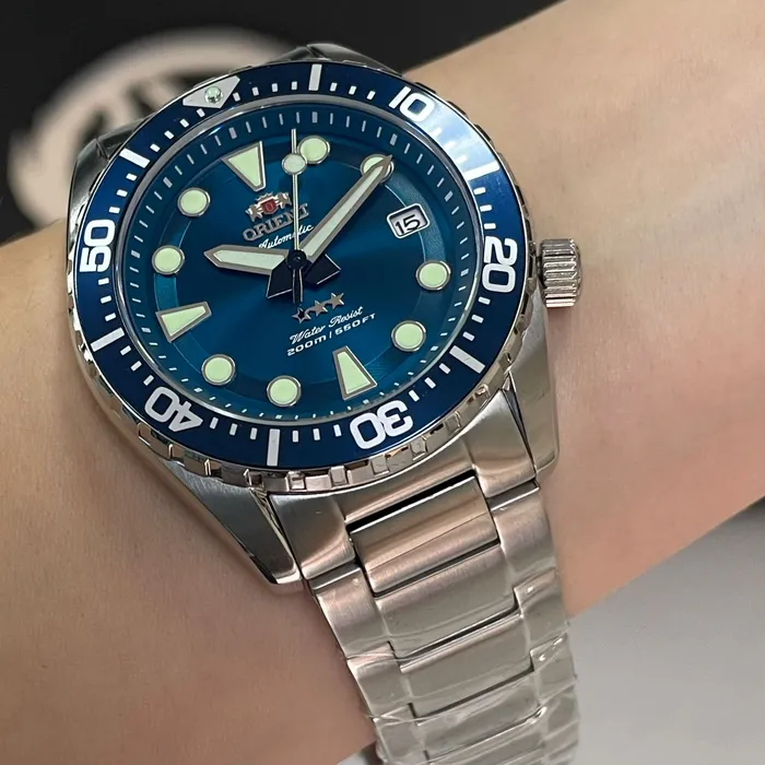 Orient 3 Estrelas Automático Sports Sea YN6SS011 Azul