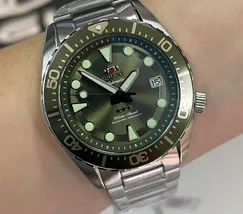 Orient 3 Estrelas Automático Sports Sea YN6SS011 Verde - imagem 1