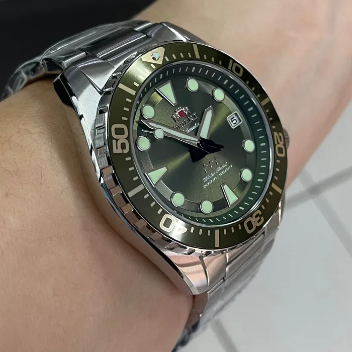 Orient 3 Estrelas Automático Sports Sea YN6SS011 Verde