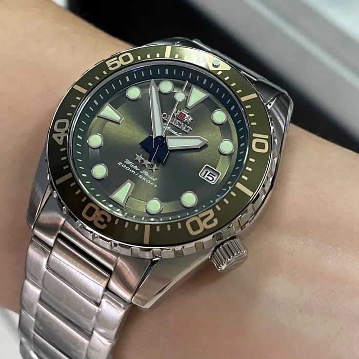 Orient 3 Estrelas Automático Sports Sea YN6SS011 Verde