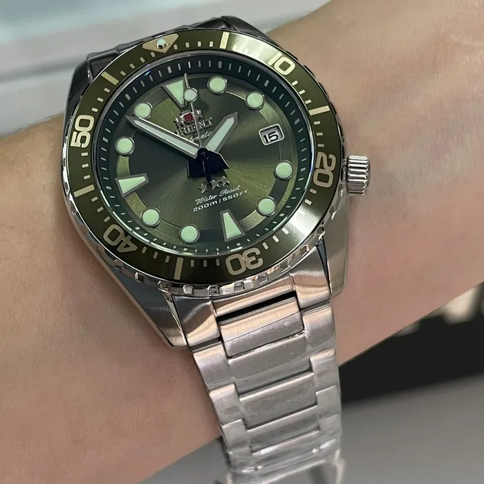 Orient 3 Estrelas Automático Sports Sea YN6SS011 Verde