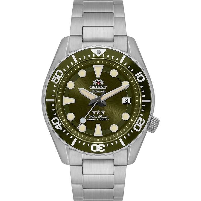 Orient 3 Estrelas Automático Sports Sea YN6SS011 Verde