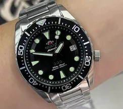 Orient 3 Estrelas Automático Sports Sea YN6SS011 Preto - imagem 1