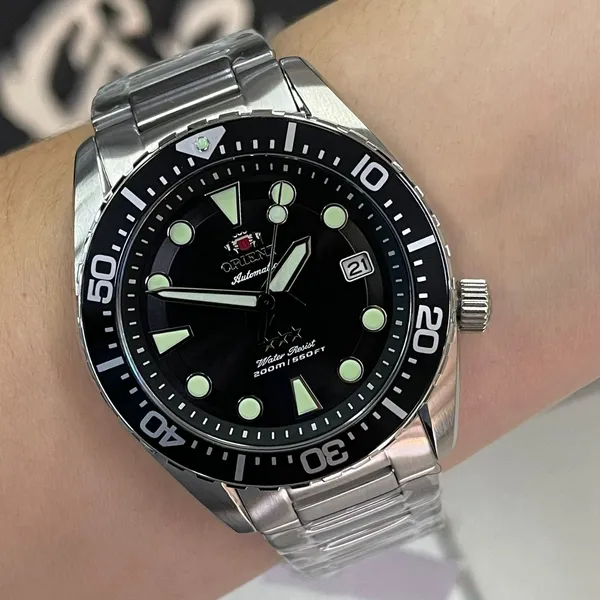 Orient 3 Estrelas Automático Sports Sea YN6SS011 preto