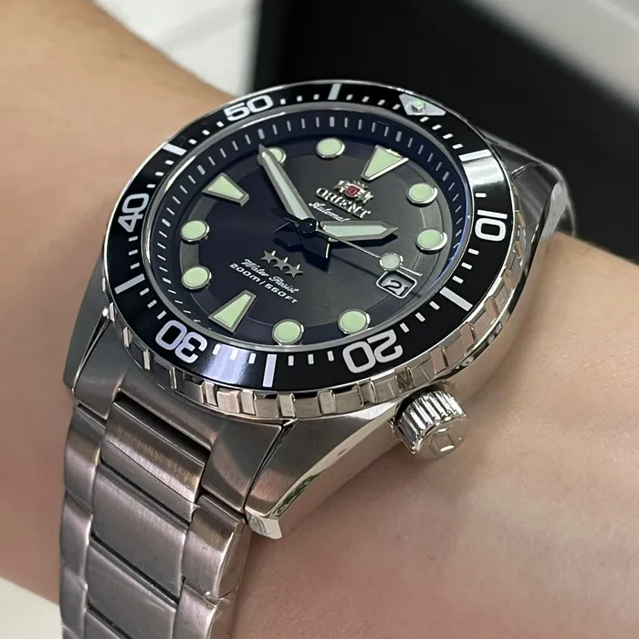 Orient 3 Estrelas Automático Sports Sea YN6SS011 Preto