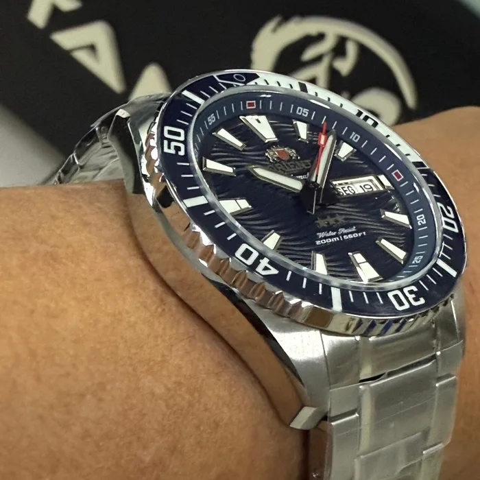 Orient 3 Estrelas Automático Sports Sea YN6SS012 Azul