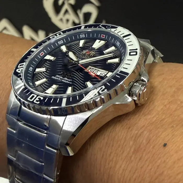 Orient 3 Estrelas Automático Sports Sea YN6SS012 Azul