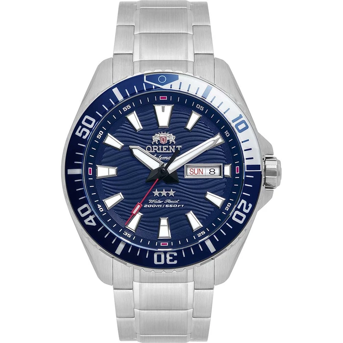 Orient 3 Estrelas Automático Sports Sea YN6SS012 Azul