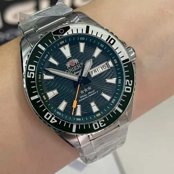 Orient 3 Estrelas Automático Sports Sea YN6SS012 verde
