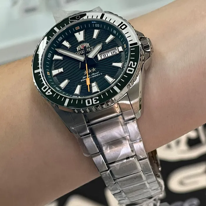 Orient 3 Estrelas Automático Sports Sea YN6SS012 Verde