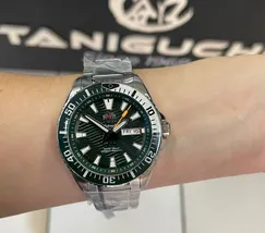 Orient 3 Estrelas Automático Sports Sea YN6SS012 Verde - imagem 6