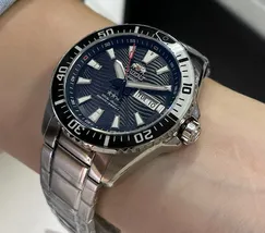 Orient 3 Estrelas Automático Sports Sea YN6SS012 Preto - imagem 4