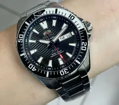 Orient 3 Estrelas Automático Sports Sea YN6SS012 Preto - imagem 5