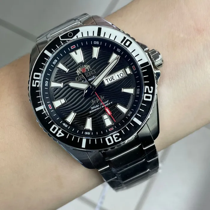 Orient 3 Estrelas Automático Sports Sea YN6SS012 Preto