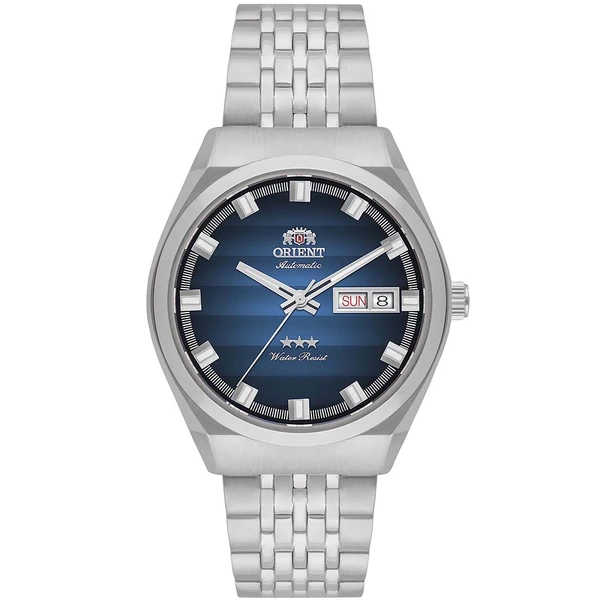 Orient 3 Estrelas Automático Heritage YN6SS014 azul