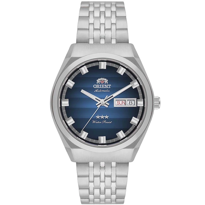 Orient 3 Estrelas Automático Heritage YN6SS014 azul