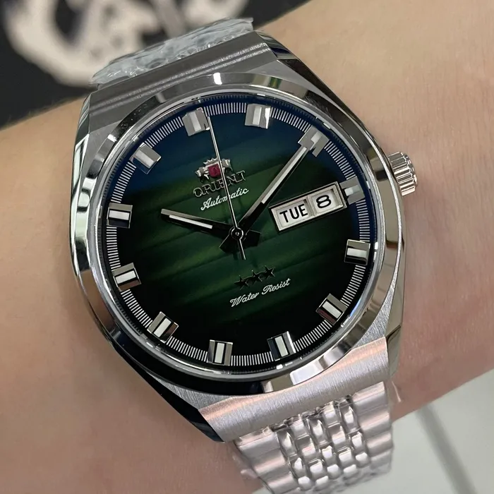 Orient 3 Estrelas Automático Heritage YN6SS014 Verde