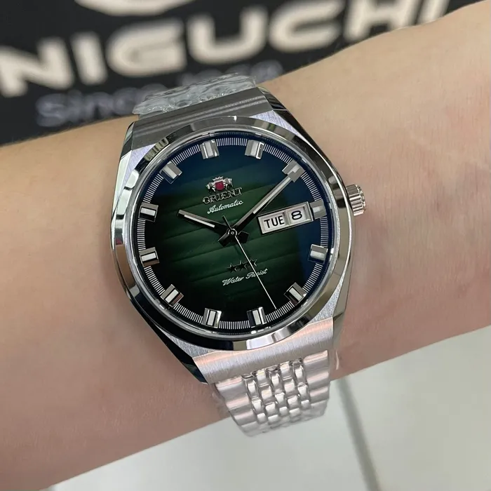 Orient 3 Estrelas Automático Heritage YN6SS014 Verde