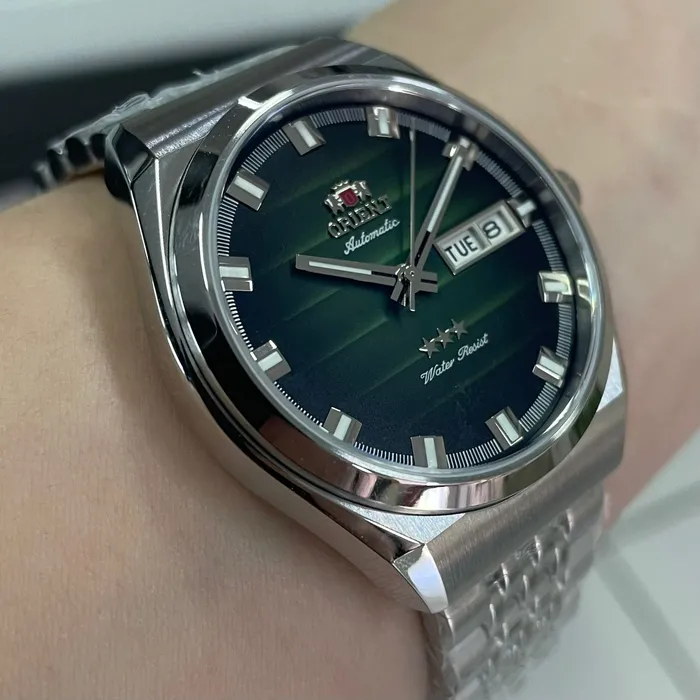 Orient 3 Estrelas Automático Heritage YN6SS014 Verde