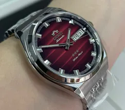 Orient 3 Estrelas Automático Heritage YN6SS014 Vermelho - imagem 4