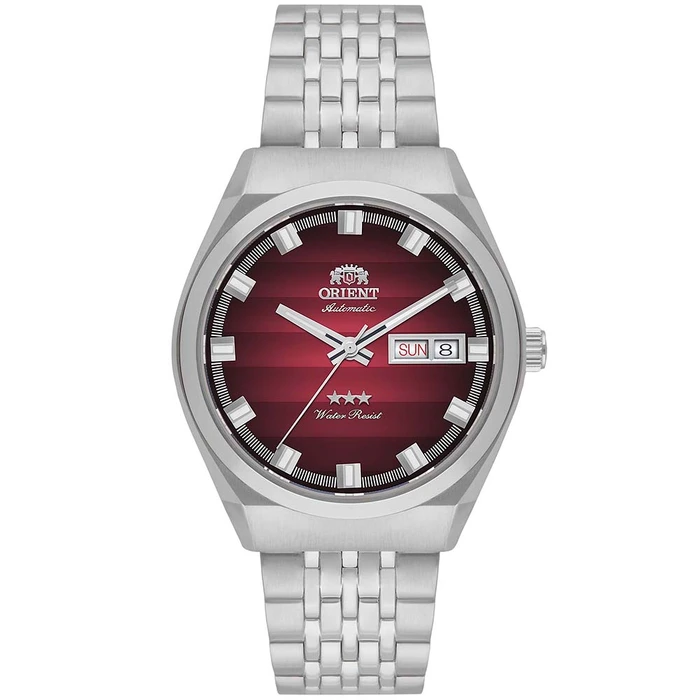 Orient 3 Estrelas Automático Heritage YN6SS014 Vermelho