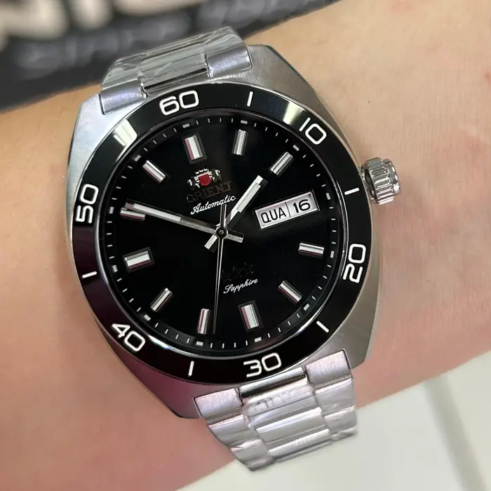 Orient 3 Estrelas Automático Elegance YN6SS017 preto