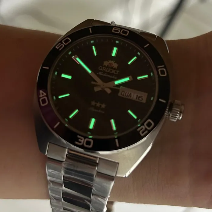 Orient 3 Estrelas Automático Elegance YN6SS017 preto