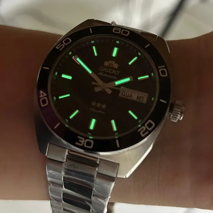 Orient 3 Estrelas Automático Elegance YN6SS017 preto