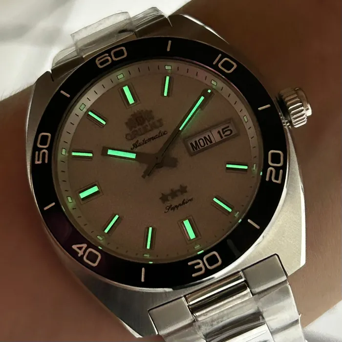 Orient 3 Estrelas Automático Elegance YN6SS017 branco