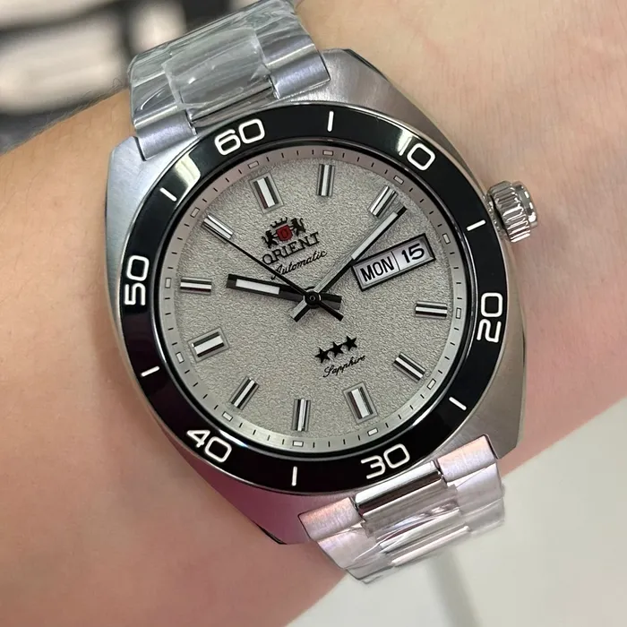 Orient 3 Estrelas Automático Elegance YN6SS017 branco