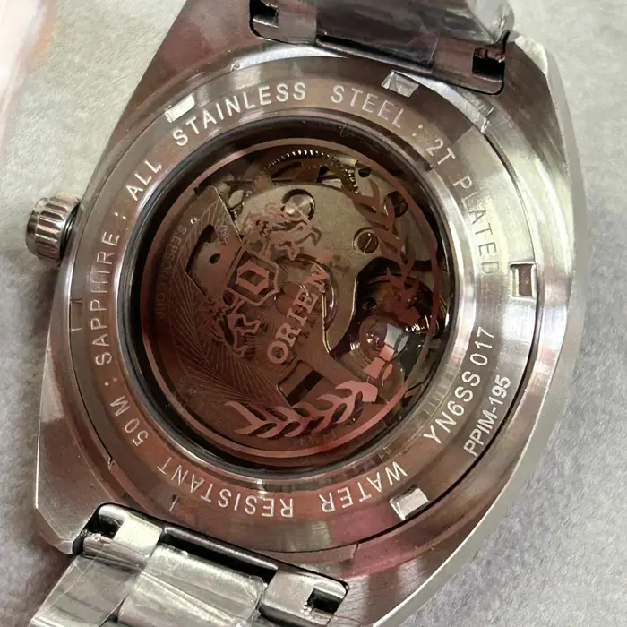 Orient 3 Estrelas Automático Elegance YN6SS017 Azul celeste