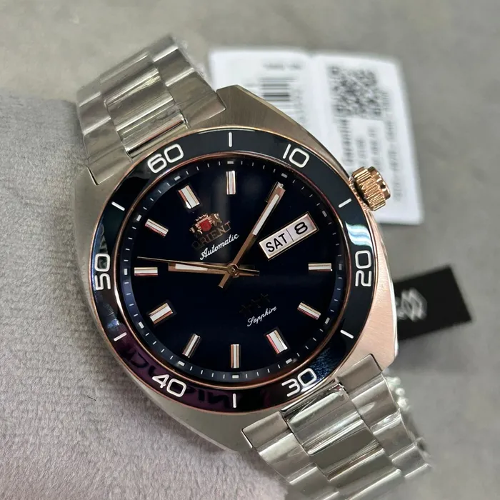 Orient 3 Estrelas Automático Elegance YN6MM017 Azul