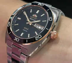 Orient 3 Estrelas Automático Elegance YN6MM017 Azul - imagem 3