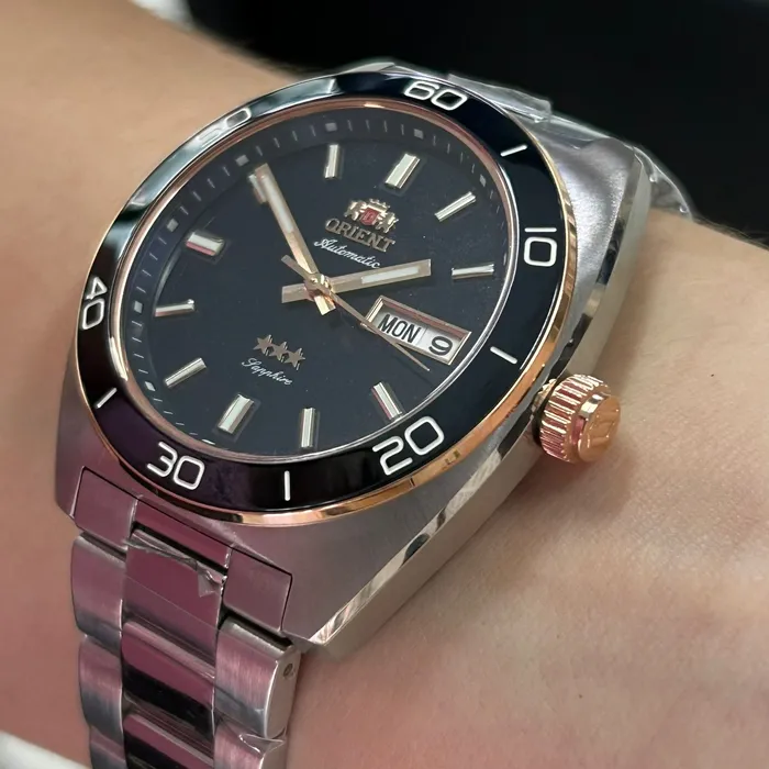 Orient 3 Estrelas Automático Elegance YN6MM017 Azul
