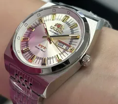 Orient 3 Estrelas Automático Heritage YN6SS018 Prata - imagem 4