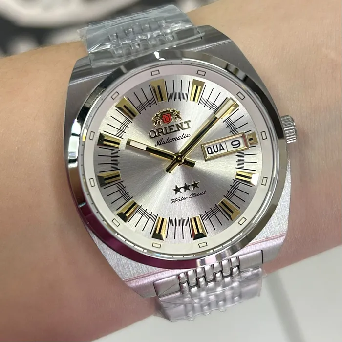 Orient 3 Estrelas Automático Heritage YN6SS018 Prata