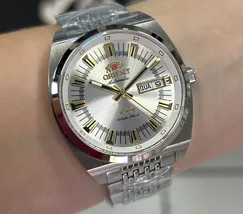 Orient 3 Estrelas Automático Heritage YN6SS018 Prata - imagem 1