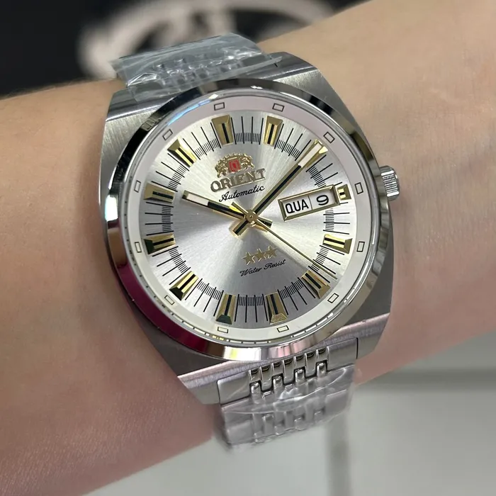 Orient 3 Estrelas Automático Heritage YN6SS018 Prata