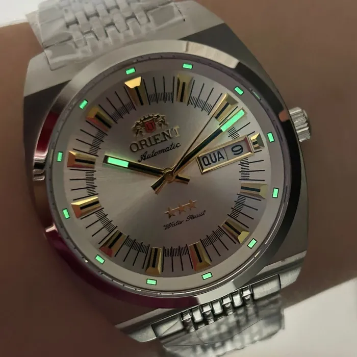 Orient 3 Estrelas Automático Heritage YN6SS018 Prata