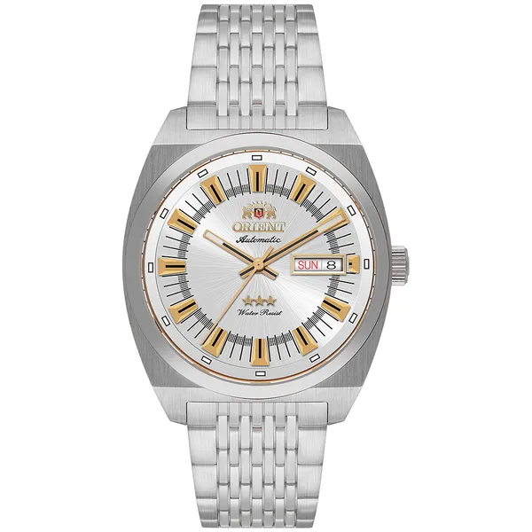 Orient 3 Estrelas Automático Heritage YN6SS018 prata