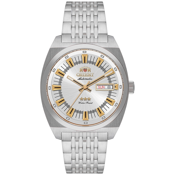 Orient 3 Estrelas Automático Heritage YN6SS018 prata