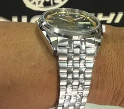 Orient 3 Estrelas Automático Heritage YN6SS019 Verde - imagem 5